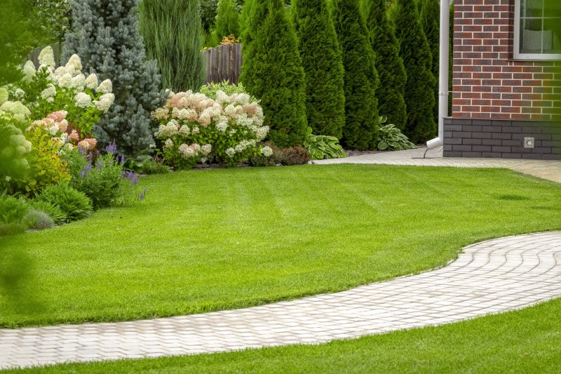 Curved Paver Walkway
